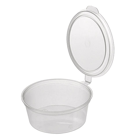 35ML PP SAUCE CUP WITH HINGED LID CTN 1000