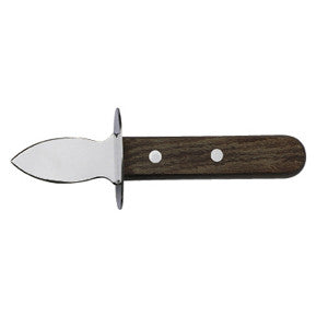 Victorinox Oyster Knife with Handguard Wood - Brown