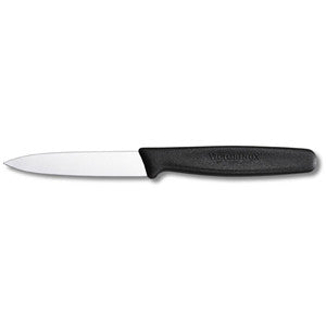 Victorinox Paring Knife Pointed Tip 8cm - Black