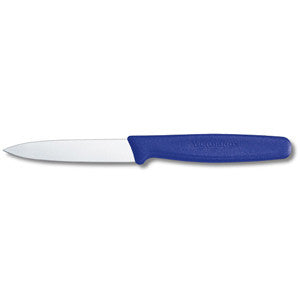 Victorinox Paring Knife Pointed Tip 8cm - Blue