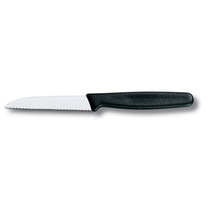 Victorinox Paring Knife Serrated 8cm - Black
