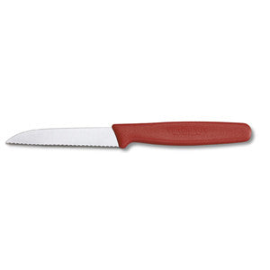 Victorinox Paring Knife Serrated 8cm - Red