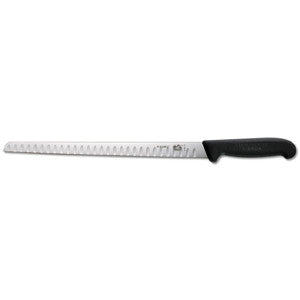 Victorinox Salmon Knife Flexible Blade Fluted Edge 30cm - Black