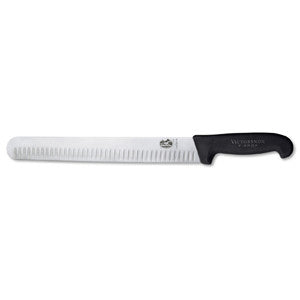 Victorinox Slicing Knife Fluted Edge 30cm - Black