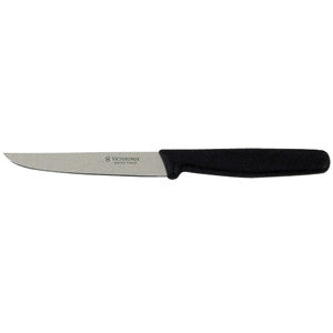 Victorinox Steak Knife Pointed Tip Straight 11cm - Black
