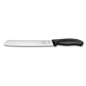Victorinox Swiss Classic Bread Knife Serrated 21cm - Black