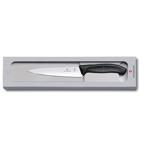 Victorinox Swiss Classic Carving Knife 15cm - Black (Gift Box)