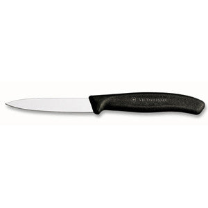 Victorinox Swiss Classic Paring Knife Pointed Tip 8cm - Black
