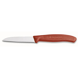 Victorinox Swiss Classic Paring Knife Serrated 8cm - Red