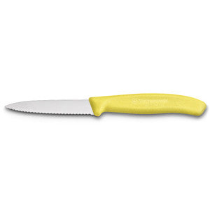 Victorinox Swiss Classic Paring Knife Serrated 8cm - Yellow