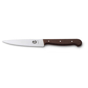 Victorinox Utility Knife Serrated 12cm - Rosewood