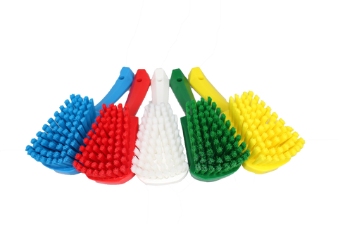 Colour Coded Cutting Board Brush - White