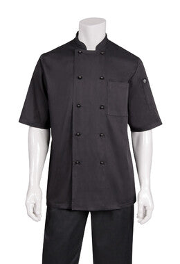 Canberra Black Chef Jacket - Small