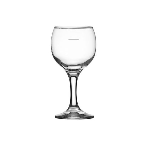 Wine Glass 210ml withPOUR LINE @ 150ml CROWN Crysta Iii